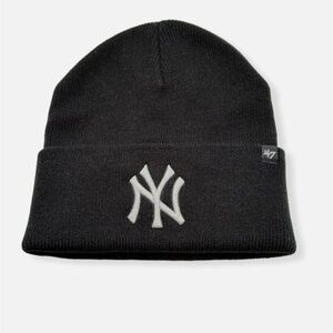 '47 New York Yankees Knit Haymaker Raised Cuffed Beanie Cold Weather Hat
